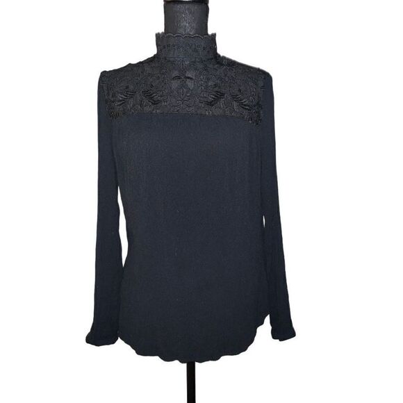 WhoWhatWear Mock Neck Blouse - Picture 1 of 6